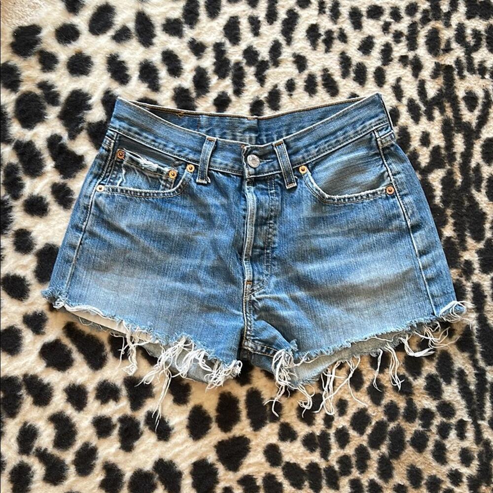 Levi's Blue Jean Shorts